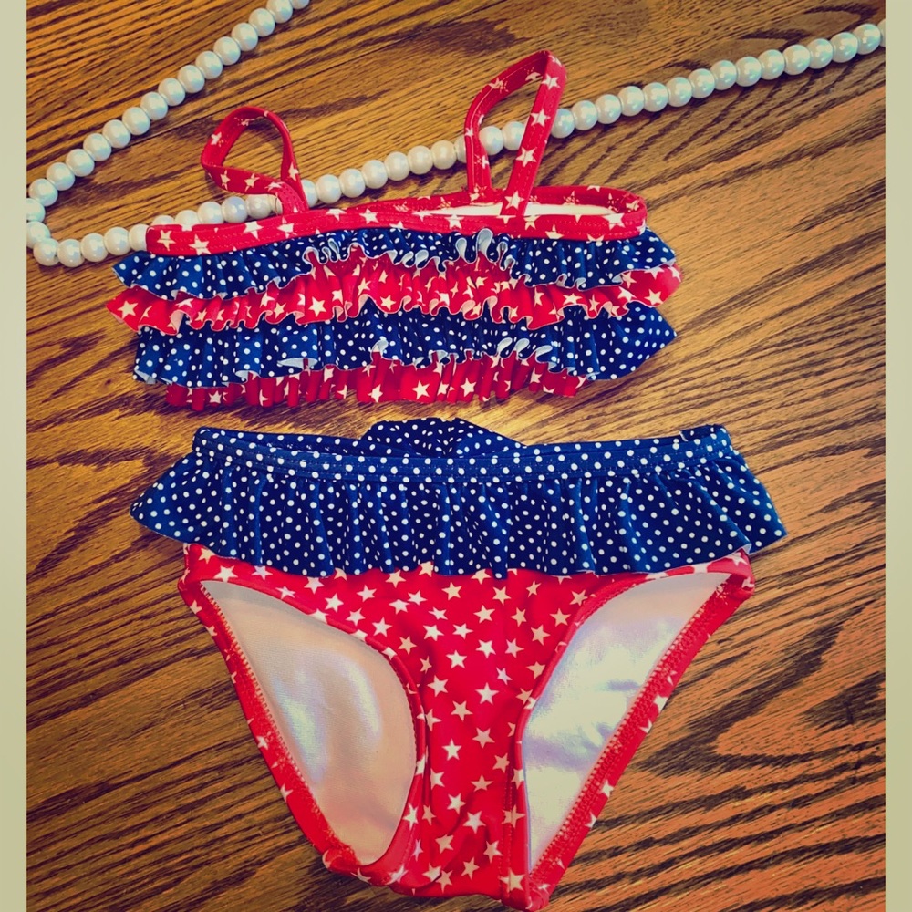 NEW✨ CIRCO TARGET Patriotic 2 Pc Swim Bikini 12m